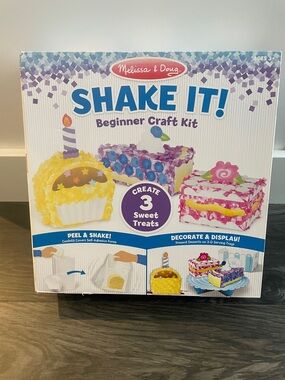 Melissa & Doug Shake It! Beginner Craft Kit - 3 Sweet Treats